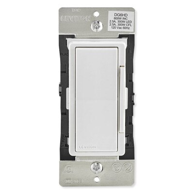 Leviton Decora Smart Zigbee 3.0 Dimmer Wall Switch, 600W