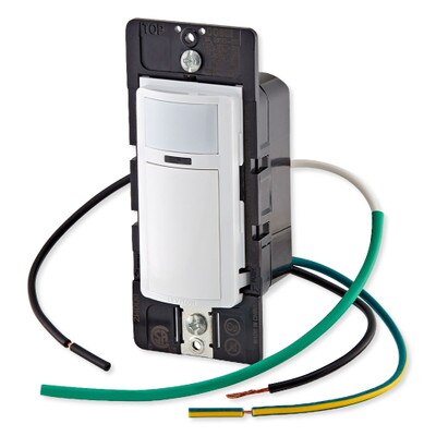 Leviton Decora Motion Sensor In-Wall Switch, Auto-On, 2A, Single Pole