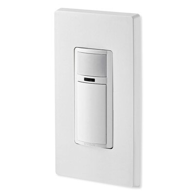 Leviton Decora In-Wall Occupancy Sensor Switch, Auto-On, 5A, Single-Pole or 3-Way