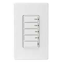 Leviton Decora Countdown Timer Wall Switch, 15 Min (2, 5, 10, 15 Min)