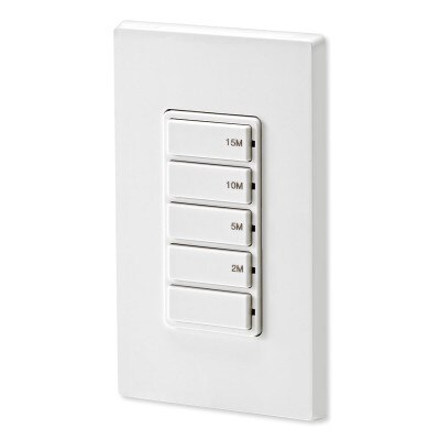 Leviton Decora Countdown Timer Wall Switch, 15 Min (2, 5, 10, 15 Min)