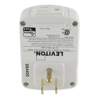 Leviton Decora Smart Z-Wave Plus Plug-In Appliance Module, Gen5
