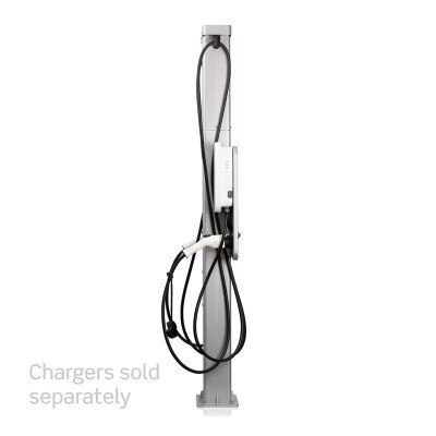 Leviton EV Side by Side Dual Mount Pedestal, Mounting Template