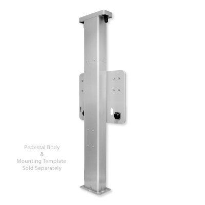 Leviton EV Side by Side Dual Mount Pedestal, Retractable Cord Management System