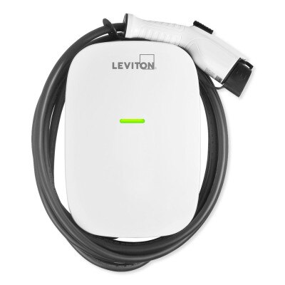 Leviton EV 80A Level 2 Electric Vehicle Charging Station, 18 Ft. Cable