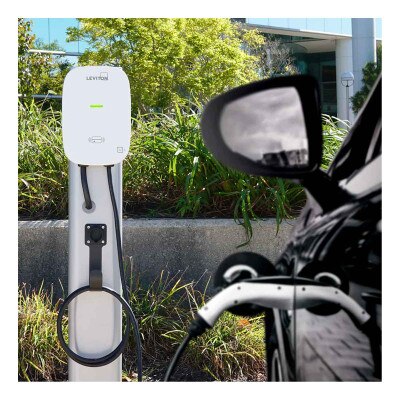 Leviton EV 80A Level 2 Electric Vehicle Charging Station, 18 Ft. Cable