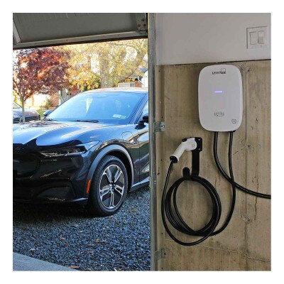 Leviton EV 80A Level 2 Electric Vehicle Charging Station, 18 Ft. Cable