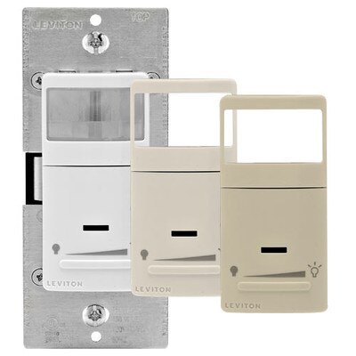 Leviton Universal Dimming Wall Switch Occupancy Sensor, 600W, Auto On