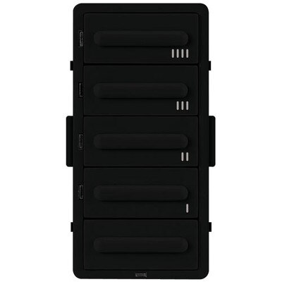 Leviton Countdown Timer 5-Button Color Change Kit, Black