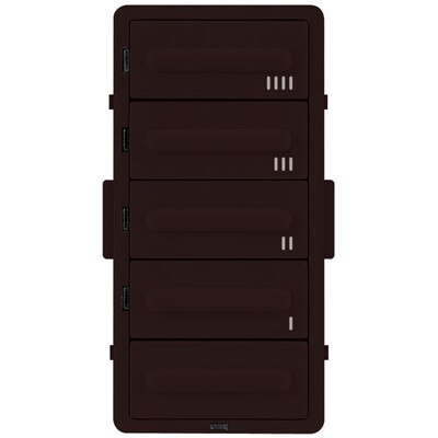 Leviton Countdown Timer 5-Button Color Change Kit, Brown