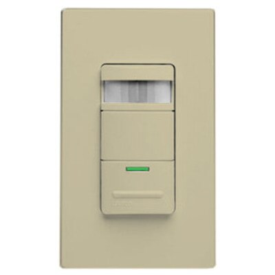 Leviton Wall Switch Occupancy Sensor, Self-Adjusting, 1800W/120V, Ivory
