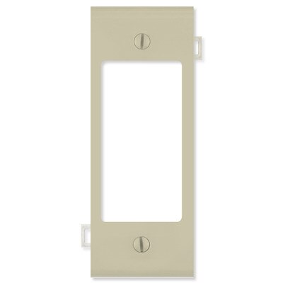 Leviton Decora Sectional Wallplate (Center Section), Ivory