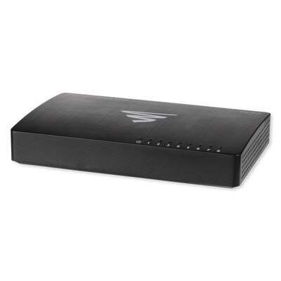 Luxul 8-Port Desktop Gigabit Ethernet Switch, 16 Gbps Switching Capacity