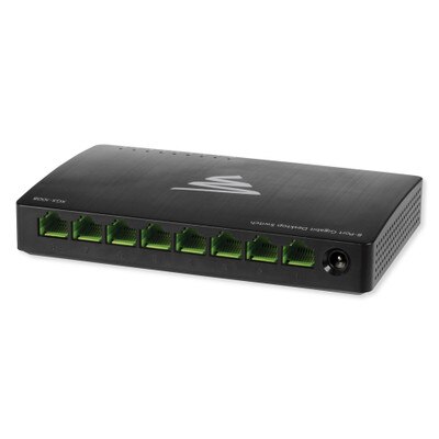 Luxul 8-Port Desktop Gigabit Ethernet Switch, 16 Gbps Switching Capacity