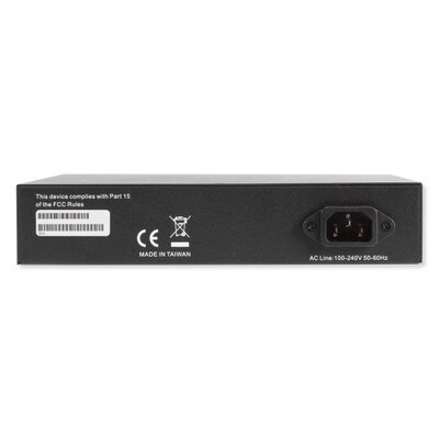 Luxul 12 port/8 PoE, Front-Facing Rackmount Switch