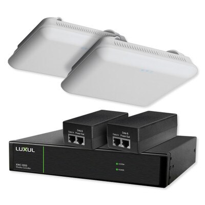 Luxul Wireless Controller Kit- Contains (1) XWC-1000, (2) XAP-810 AC1200 Standard Power Dual-band Wireless APs and (2) PoE Injectors