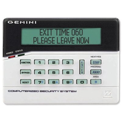 Napco Gemini Custom Alphanumeric Keypad
