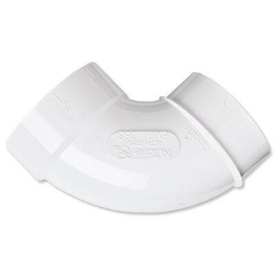NuTone Central Vacuum 90 Degree Street Ell Fitting