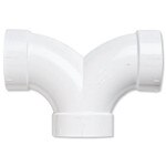 NuTone Central Vacuum 3-Way Ell Fitting