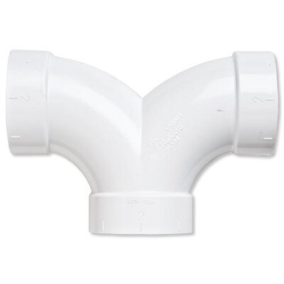 NuTone Central Vacuum 3-Way Ell Fitting