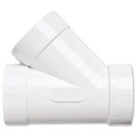 NuTone Central Vacuum 45 Degree Wye Fitting