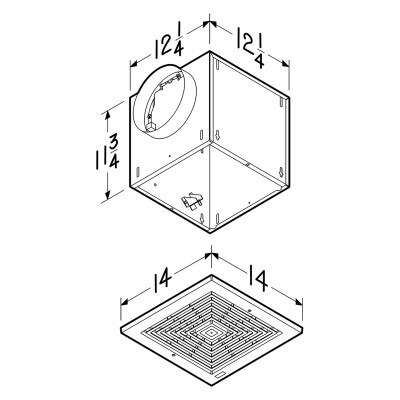 NuTone LoSone Select Exhaust Ventilation Fan, 259 CFM, 2.2 Sones