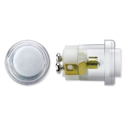 NuTone Lighted Doorbell Pushbutton, Clear
