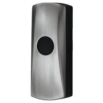NuTone Wireless Pushbutton, Learn Mode, Satin Nickel (Open Box)