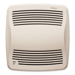 Broan/NuTone QTXE Series 110 CFM Humidity Sensing Ventilation Fan with White Grille