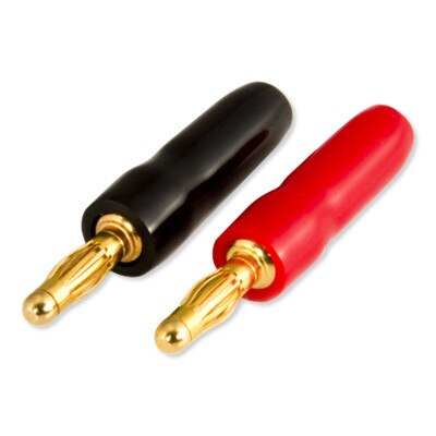OEM Systems Pro-Wire Solderless Crimp-On Banana Plugs (16 Pack)
