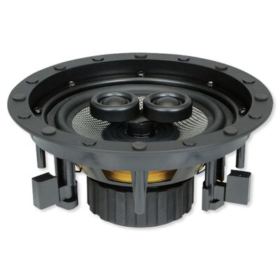 Presence Elite 6.5 In. Single-Point Stereo In-Ceiling/Wall Frameless Speaker, 2-Way (Single)