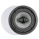 Presence Elite 8 In. Single-Point Stereo In-Ceiling/Wall Frameless Speaker, 2-Way (Single)
