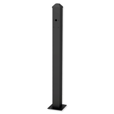 Optex 28 In. Mini Post for Road Mounting OVS Series, Black