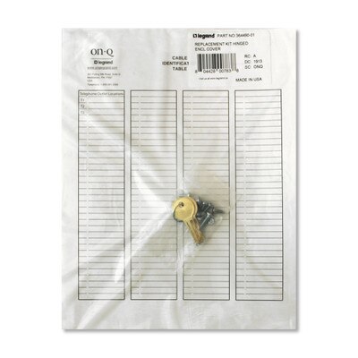 On-Q/Legrand Replacement Key Kit, Hinged Enclosure