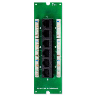 On-Q/Legrand 6-Port Cat5e Data Board