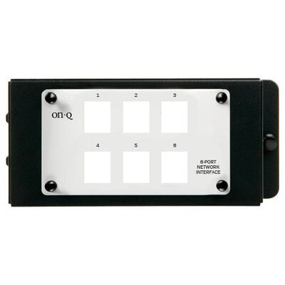 On-Q/Legrand 6-Port Unpopulated Network Interface Module