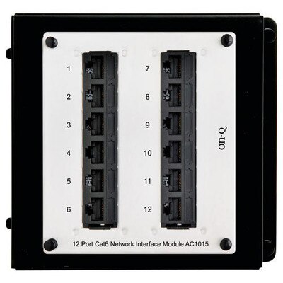 On-Q/Legrand 12-Port Cat6 Network Interface Module