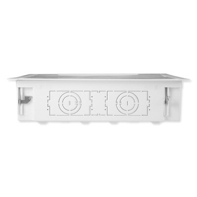 On-Q/Legrand Dual-Purpose In-Wall Enclosure with 5-in Mounting Plate, 17 In.