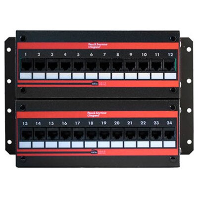 On-Q/Legrand 24-Port Cat5e Wall Mount Patch Panel