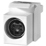 On-Q/Legrand S-Video to 110 Keystone Snap-In Connector