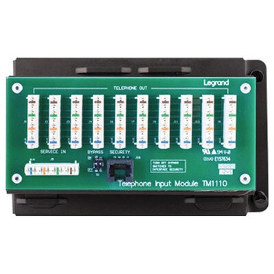 On-Q/Legrand 10-Way IDC Phone Module with RJ31X