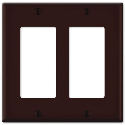 On-Q/Legrand Decorator Wallplate, 2-Gang