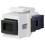 On-Q/Legrand MT-RJ Multimode Fiber Optic Keystone Snap-In Connector