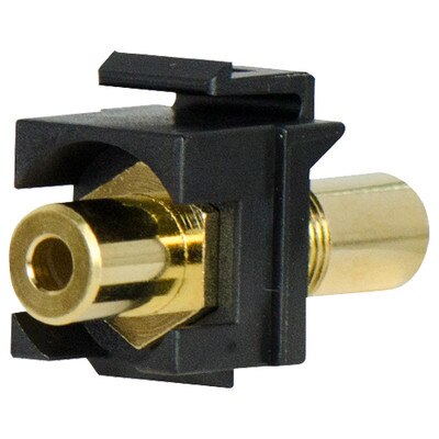 On-Q/Legrand 3.5mm Stereo Keystone Snap-In Connector