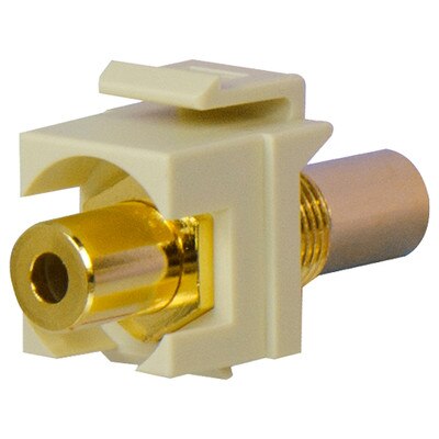 On-Q/Legrand 3.5mm Stereo Keystone Snap-In Connector