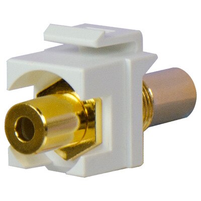 On-Q/Legrand 3.5mm Stereo Keystone Snap-In Connector