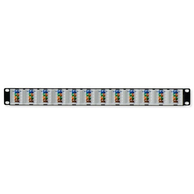 On-Q/Legrand 24-Port Cat6A Rack-Mount Patch Panel