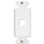 On-Q/Legrand Keystone Decorator Strap, 1-Port