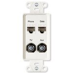 On-Q/Legrand Pre-Configured Strap (Phone, Data, TV & Aux)