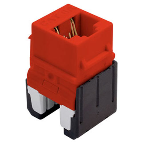 On-Q Quick Connect Cat6a RJ45 Keystone Connector